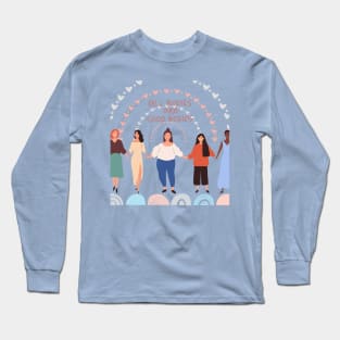 All bodies are good bodies Long Sleeve T-Shirt